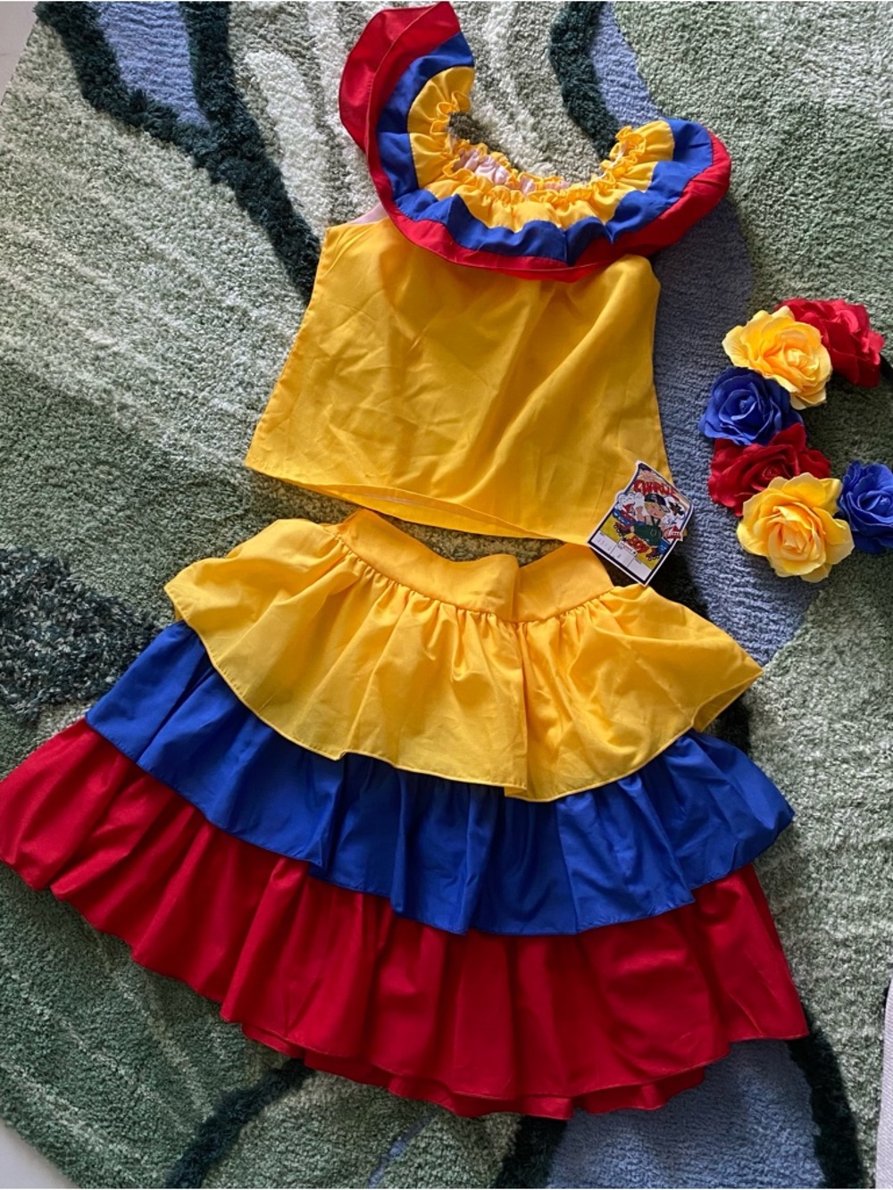 Kids HISPANIC HERITAGE 3-Piece Festive Dress